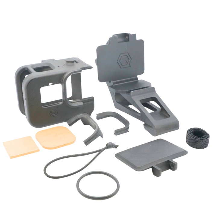 QCAMGEAR Cap Mount Combo Set for GoPro Action Camera