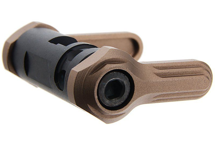 Revanchist Airsoft Ambi Selector (60 degree) Type B For Marui M4 MWS (Tan)