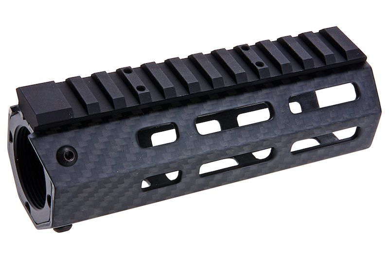Revanchist Airsoft Lightweight Carbon Fiber Handguard for Marui M4 MWS