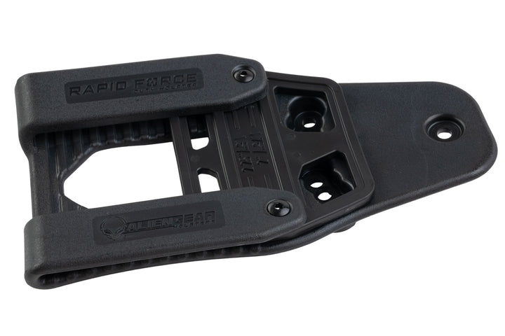 Alien Gear Rapid Force Belt Slide Mid Ride with Standard Strap & Buckle (Black)