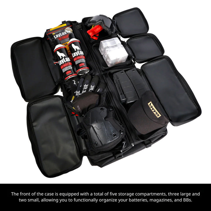 Satellite Container Gun Case 2.0 (Dimension: H800mm x W400mm x D150mm) - Black