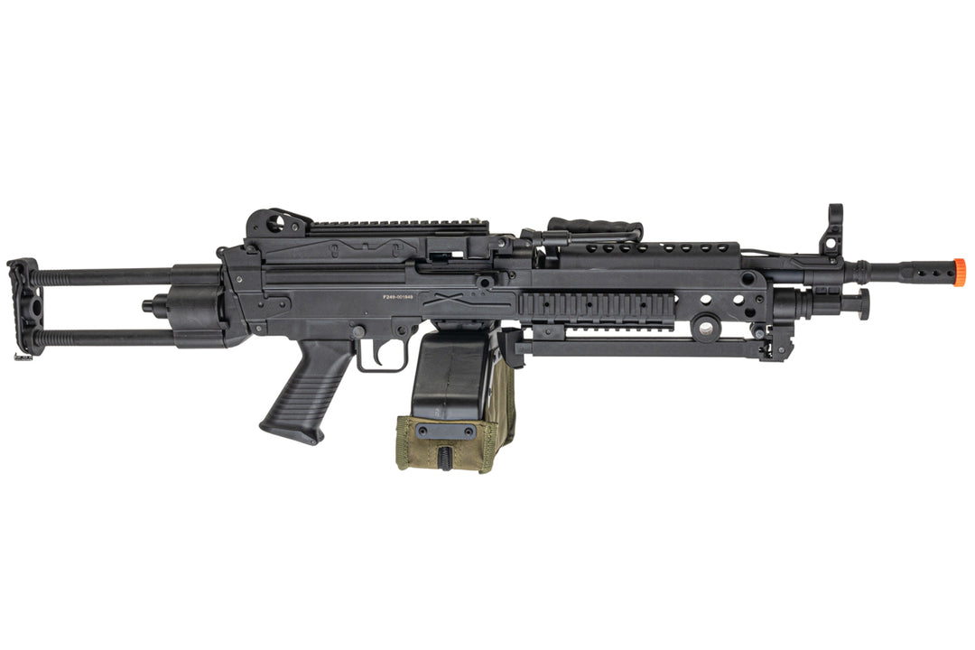 Specna Arms SA-F249 Para (M249 Para) Flex Airsoft Machine Gun with GATE X-ASR