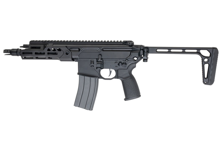 Salvo Precision MCX Rattler LT RSAR999 7.75 inch MWS GBB Airsoft Rifle - BK (Stainless Steel Bolt)