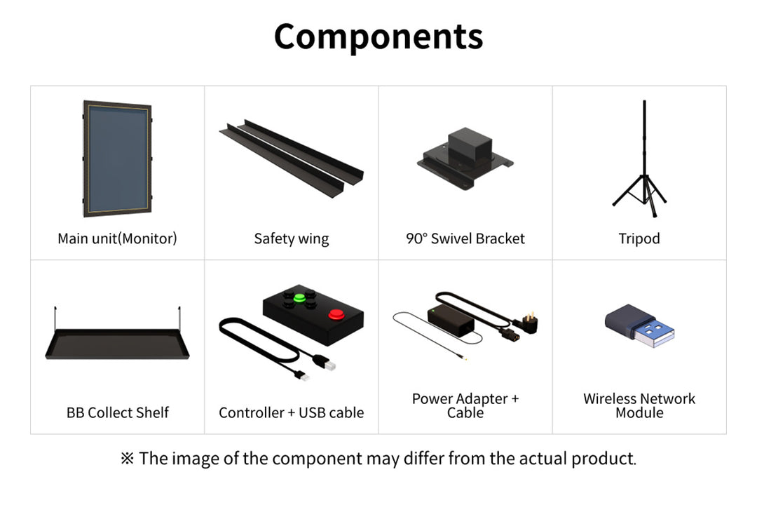 GUNPOWER Advanced SMT Complete Professional Target System (Size: 27 inch / Vertical)