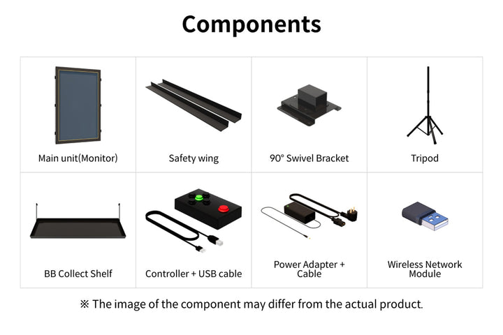 GUNPOWER Advanced SMT Complete Professional Target System (Size: 27 inch / Vertical)