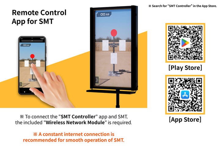 GUNPOWER Advanced SMT Complete Professional Target System (Size: 27 inch / Vertical)