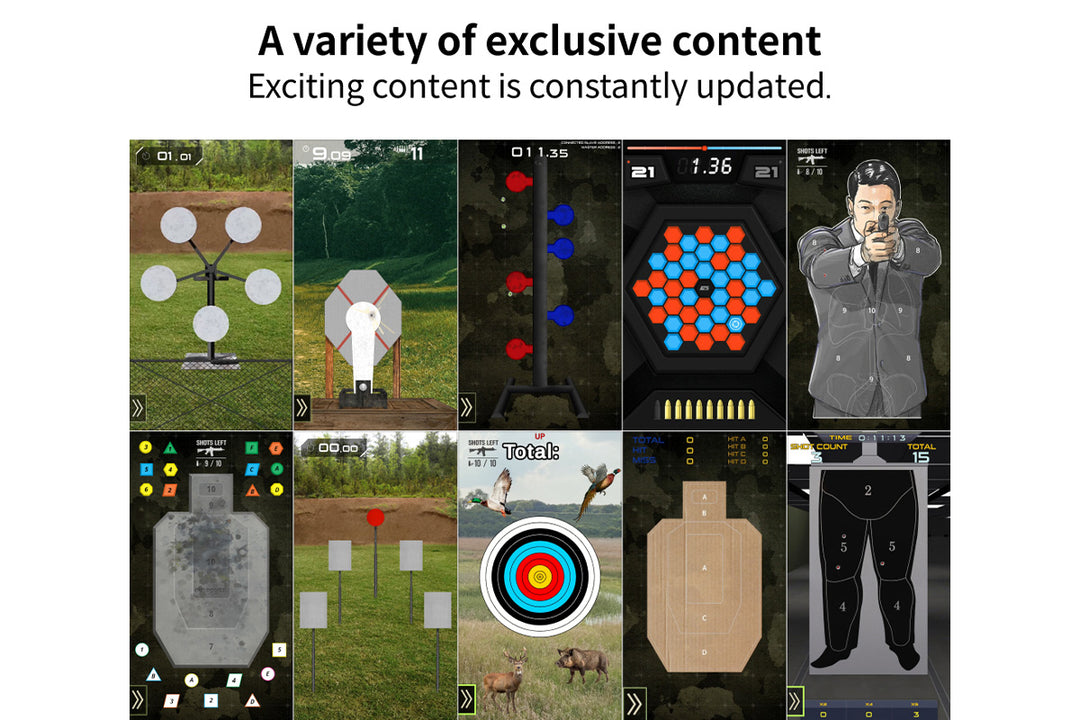 GUNPOWER Advanced SMT Complete Professional Target System (Size: 27 inch / Vertical)