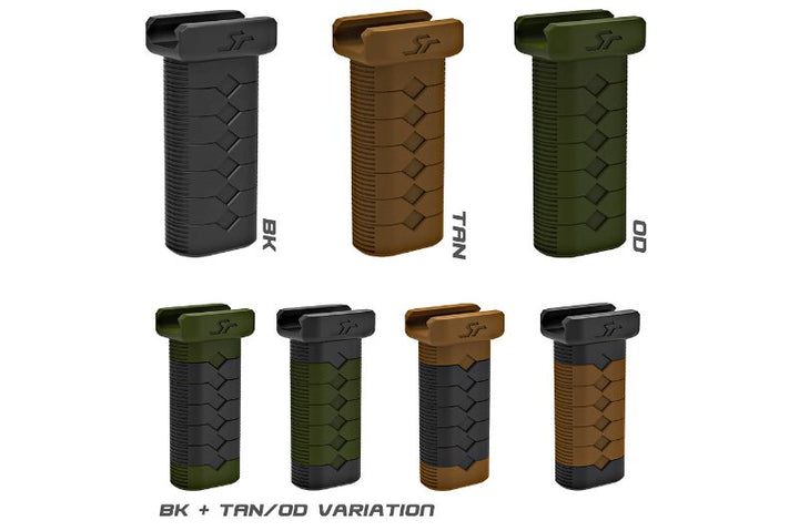 SRU Katana Grip for Picatinny Rail / M-lok Rail (Adjustable Length) - Black