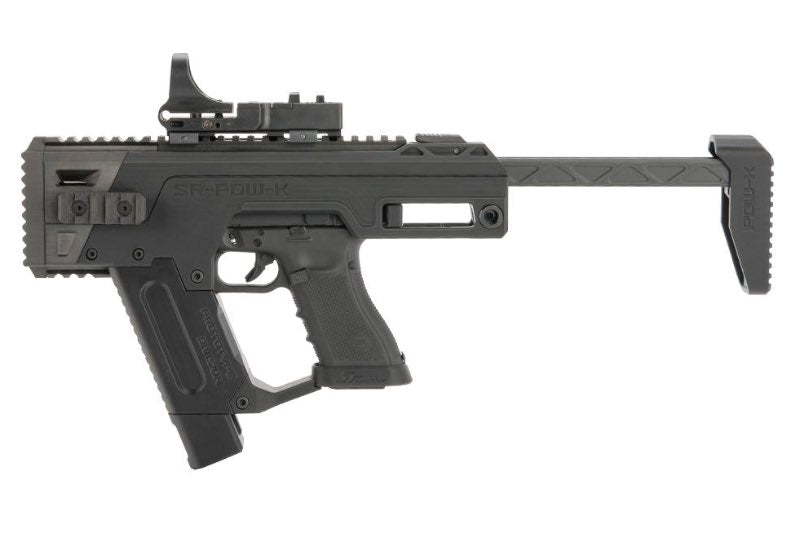 SRU Umarex Glock 17 Gen 3 / 4 GBB PDW SMG Kit (Black)