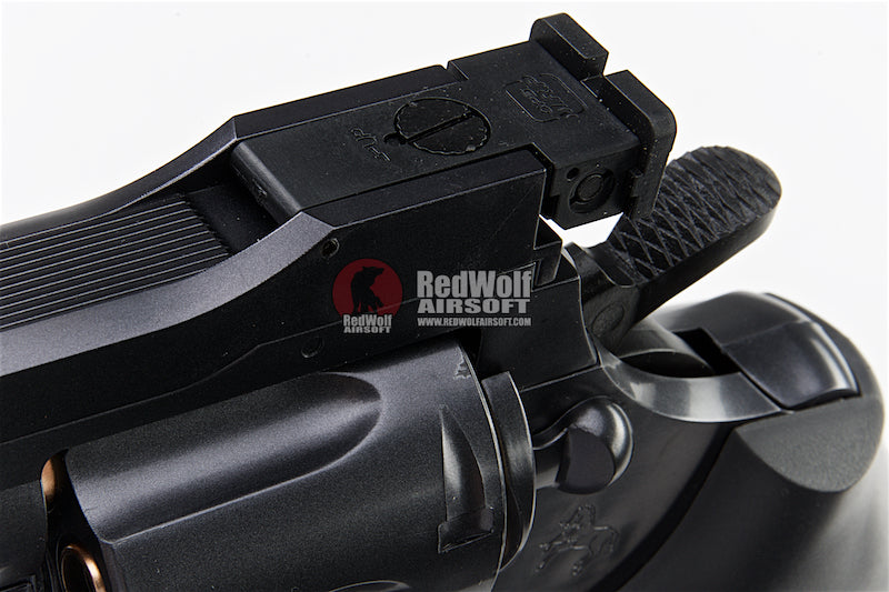 Tokyo Marui Python PPC Custom Airsoft Spring Revolver 6 inch - Black