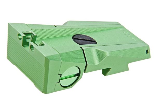 Dr. Black Aluminum Fiber Optic Rear Sight for TM Hi-Capa 5.1