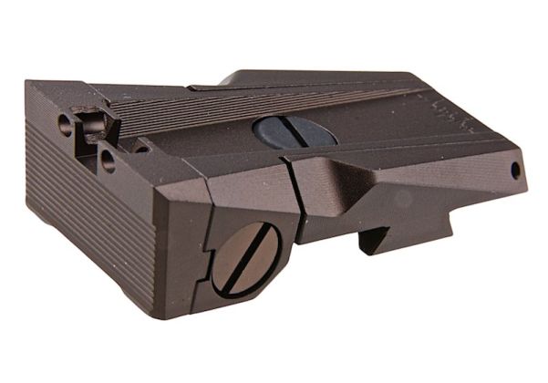 Dr. Black Aluminum Fiber Optic Rear Sight for TM Hi-Capa 5.1