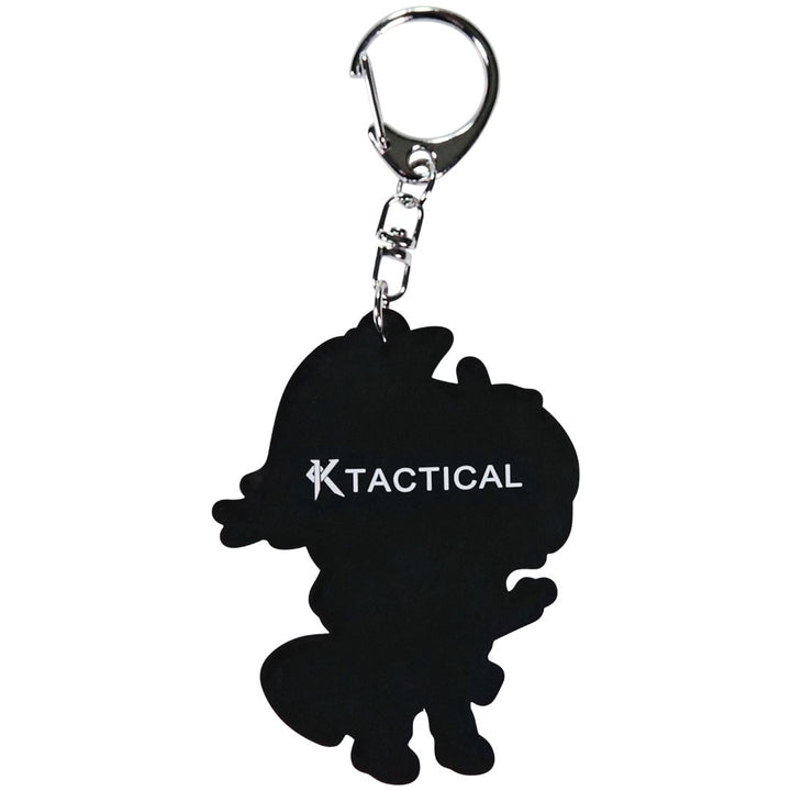 KTactical Tactical Anime Girl Waifu Kawaii Crazy PVC Keychain Charm