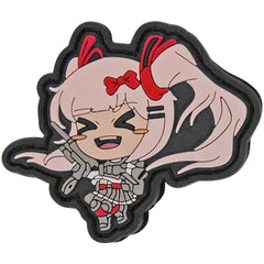 KTactical CQB Chan Tactical Anime Girl Waifu Kawaii Hook and Loop PVC Patch