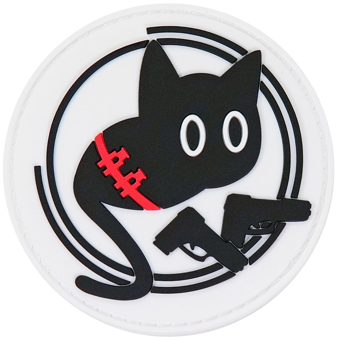 KTactical Squad Emblem CQB Tactical Anime Kawaii  Hook and Loop PVC Patch