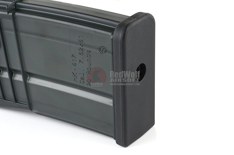 Umarex HK417 Airsoft Green Gas Magazine (20 rounds, by VFC) - Black