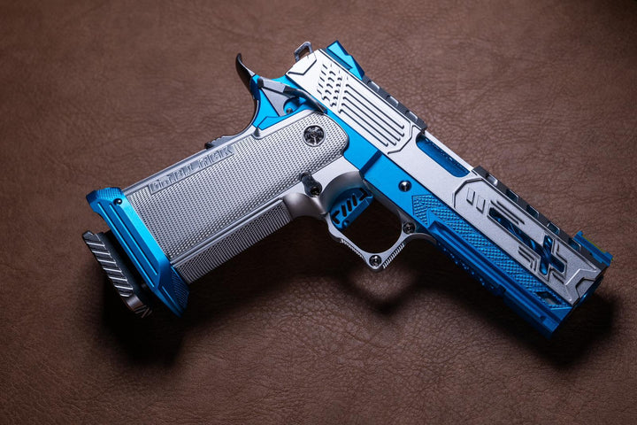 Bang Bang Custom Dr. Black Royal Aluminum Hi-Capa 4.3 GBBP -Blue Ice