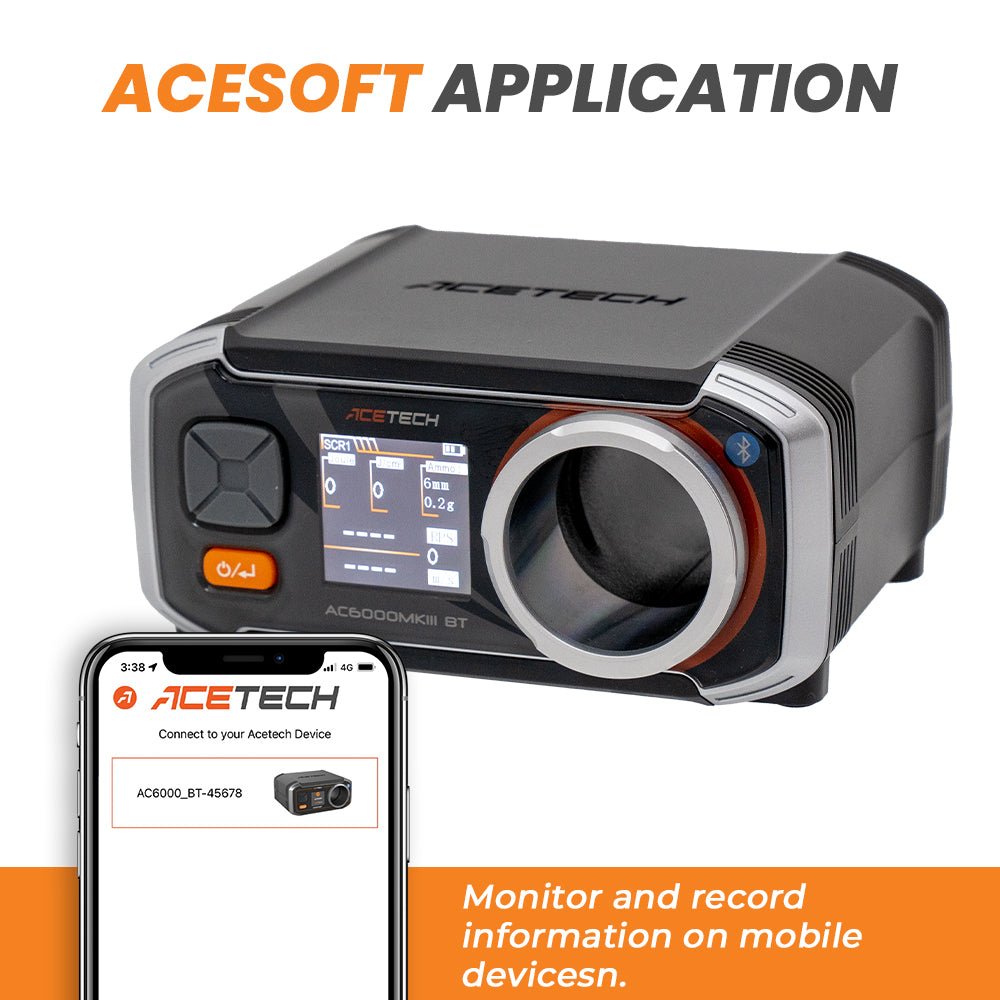 ACETECH AC6000 MKIII BT Chronograph (MK3 APP Bluetooth Version) - Bang Bang Airsoft