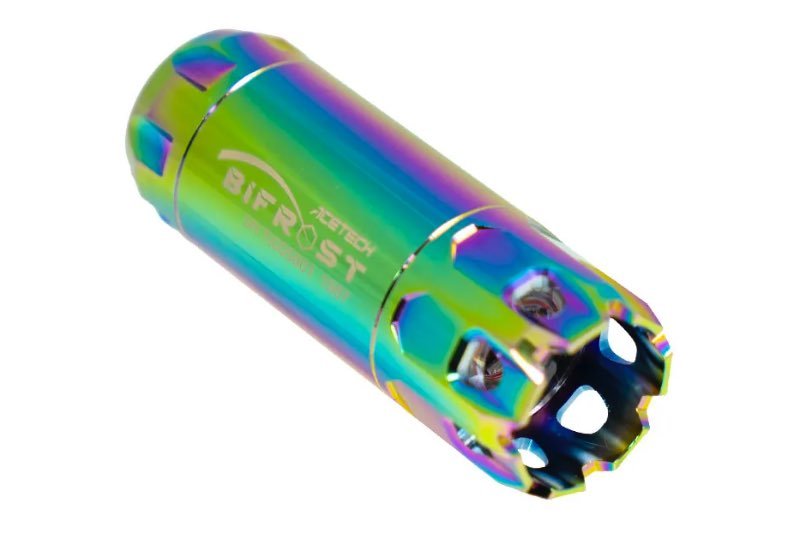ACETECH Bifrost Tracer Unit (M14CCW) w/ Multi Color Flame Effect (RGB Rainbow) - Titanium - Bang Bang Airsoft