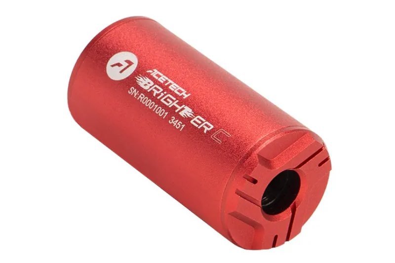 ACETECH Brighter C Tracer Unit (M14CCW) with M11 CW Adaptor - Red - Bang Bang Airsoft