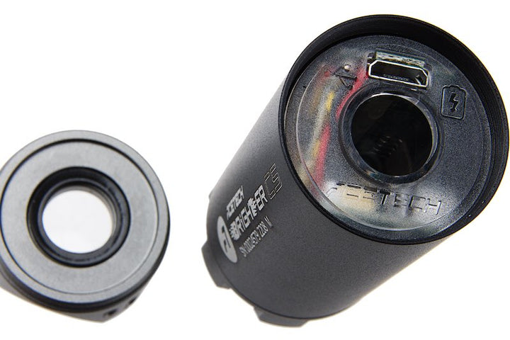 ACETECH Brighter CS Tracer Unit - Black/Gray (M14CCW) with M11 CW Adaptor - Bang Bang Airsoft