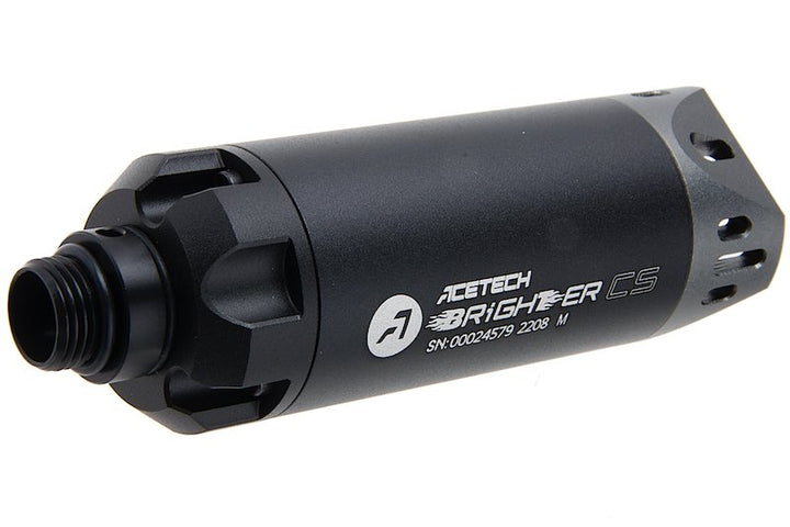 ACETECH Brighter CS Tracer Unit - Black/Gray (M14CCW) with M11 CW Adaptor - Bang Bang Airsoft