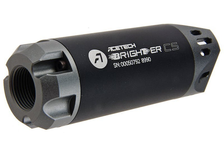 ACETECH Brighter CS Tracer Unit - Gray/ Gray (M14CCW) with M11 CW Adaptor - Bang Bang Airsoft
