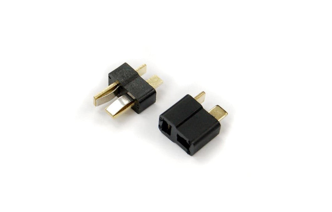 AIP Male & Female T Plug Set For Battery Plug(Black) - Bang Bang Airsoft