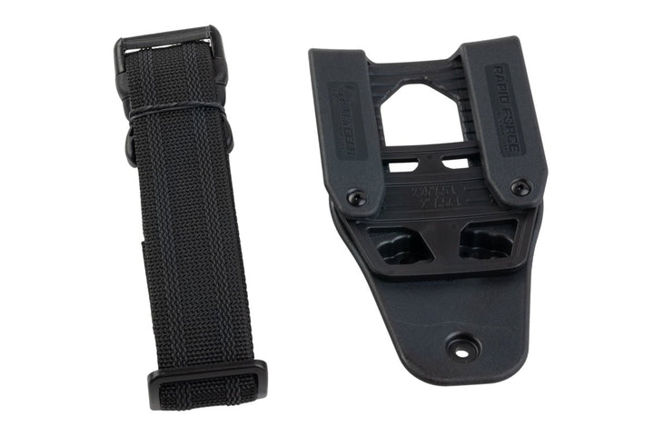 Alien Gear Rapid Force Belt Slide Mid Ride with Standard Strap & Buckle (Black) - Bang Bang Airsoft