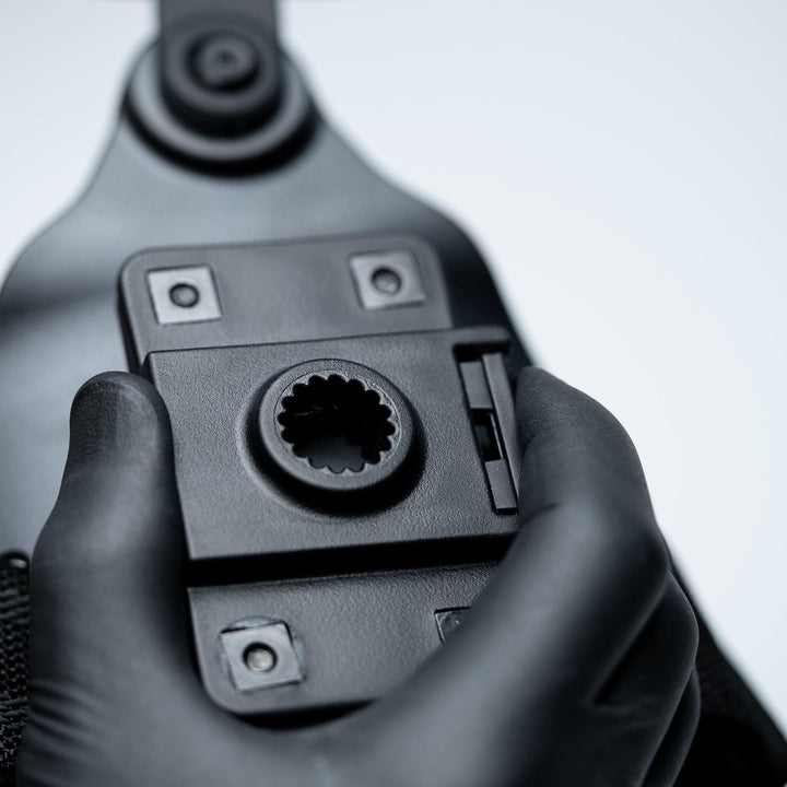 Alien Gear Rapid Force Dynamic Drop Leg w/ Locking Belt Slide, Standard Strap & Buckle - Black - Bang Bang Airsoft