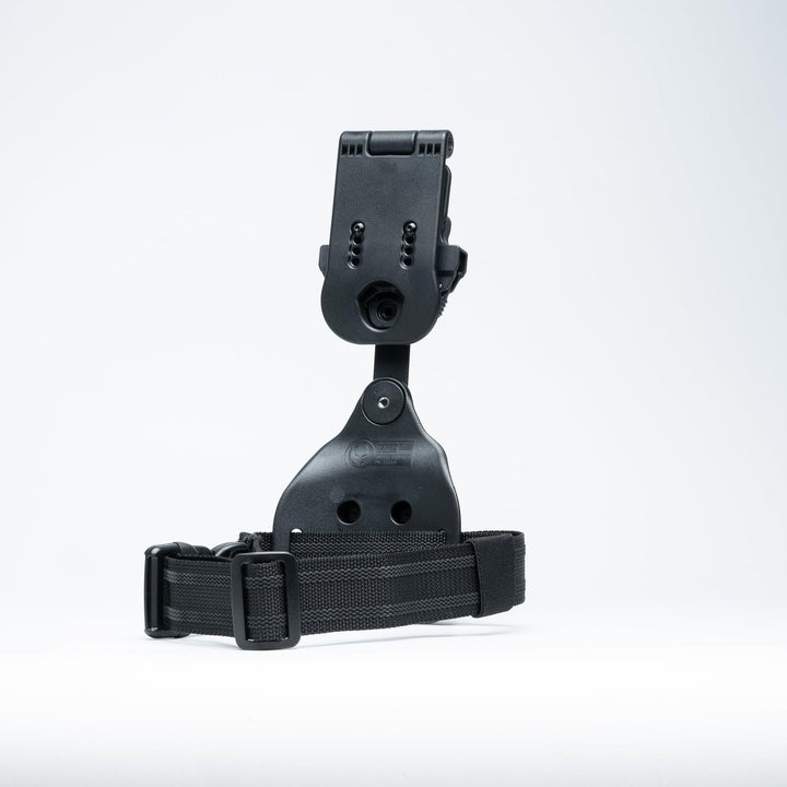 Alien Gear Rapid Force Dynamic Drop Leg w/ Locking Belt Slide, Standard Strap & Buckle - Black - Bang Bang Airsoft