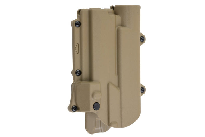 Alien Gear Rapid Force Level 2 Duty Holster for SIG P320 (Tan, Right Hand, Large Light) - Bang Bang Airsoft