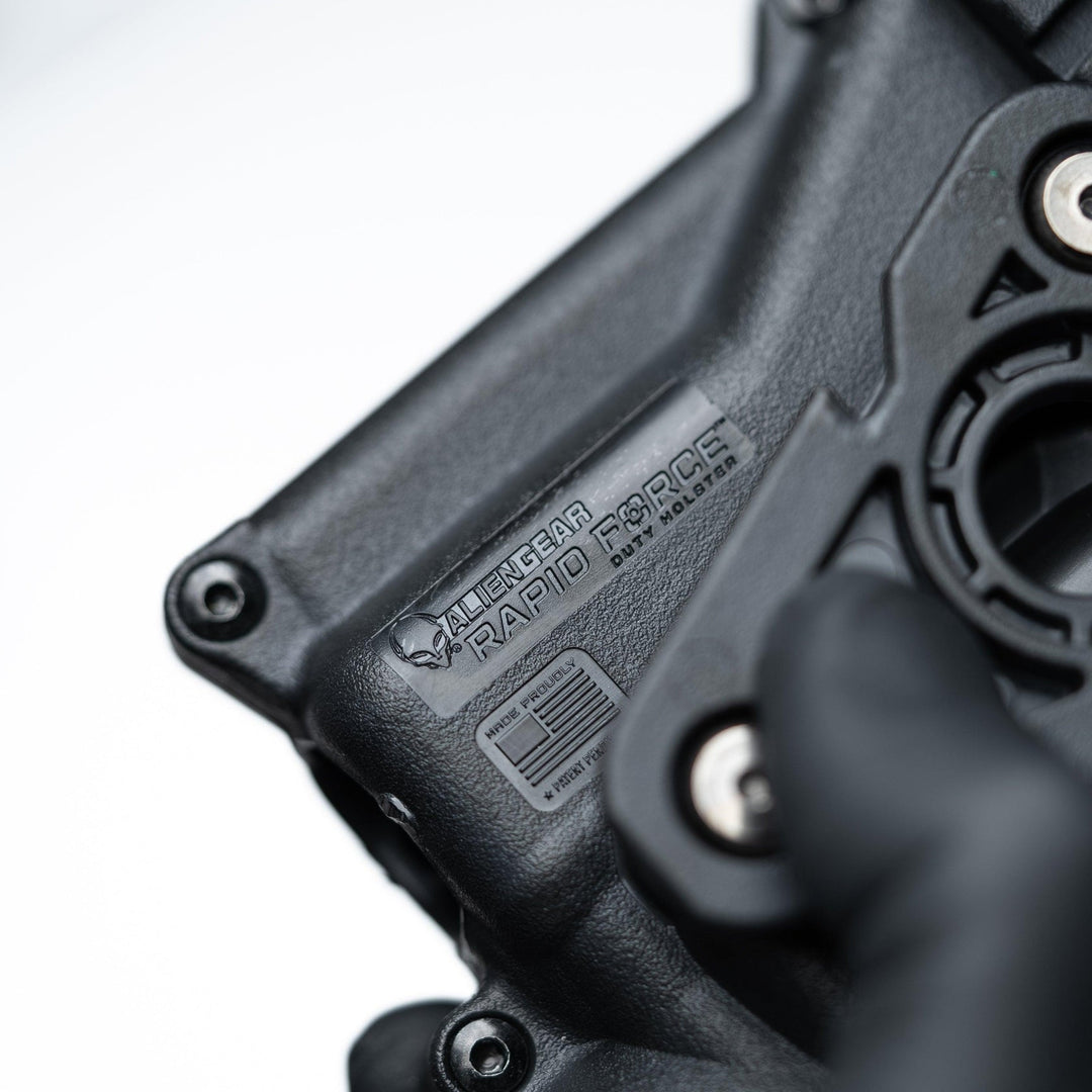 Alien Gear Rapid Force Level 3 Duty Holster for Glock (Right Hand, Large Light) - Matte Black - Bang Bang Airsoft