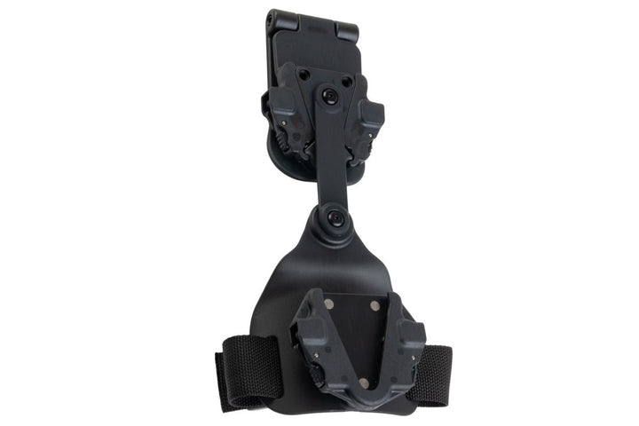 Alien Gear Rapid Force Swivel Drop Leg w/ Locking Belt Slide, Standard Strap & Buckle - Matte Black - Bang Bang Airsoft