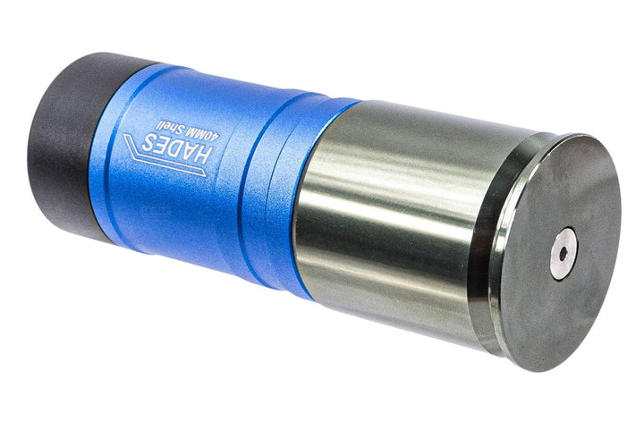Alpha Parts HADES 40mm Airsoft Gas Grenade (70rds, Stainless Steel, Aluminium) - Bang Bang Airsoft