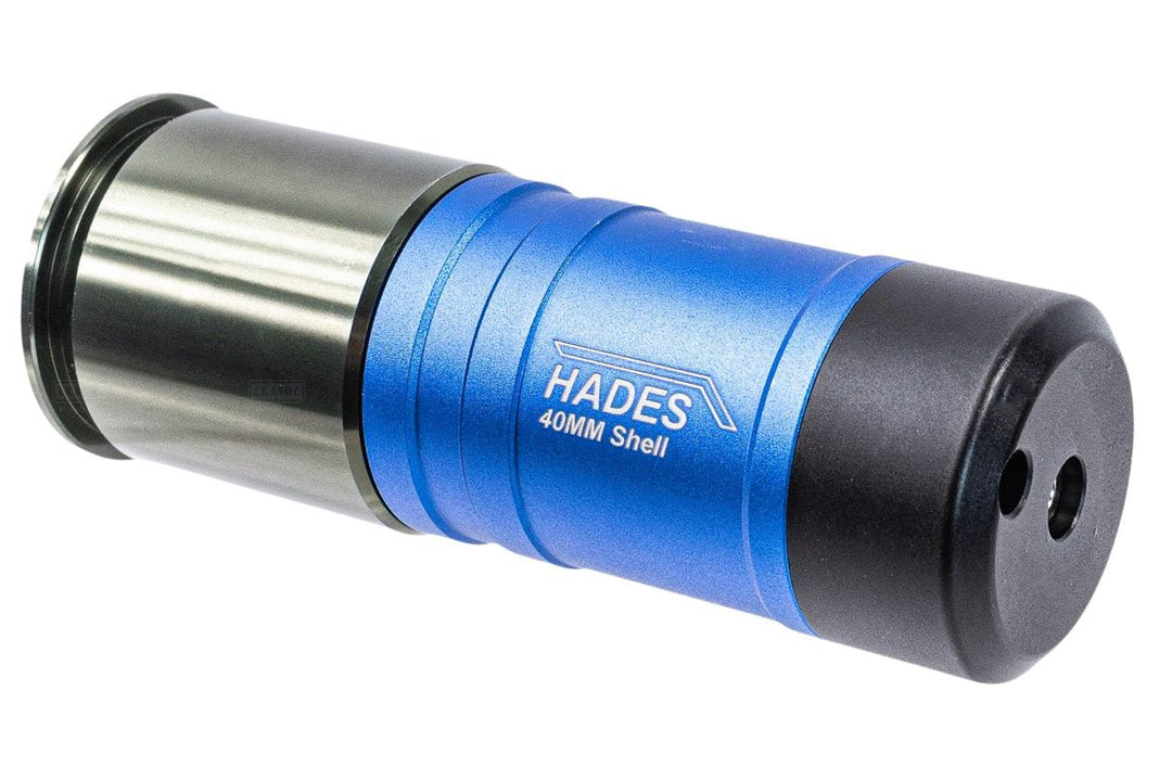 Alpha Parts HADES 40mm Airsoft Gas Grenade (70rds, Stainless Steel, Aluminium) - Bang Bang Airsoft