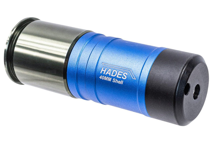 Alpha Parts HADES 40mm Airsoft Gas Grenade (70rds, Stainless Steel, Aluminium) - Bang Bang Airsoft