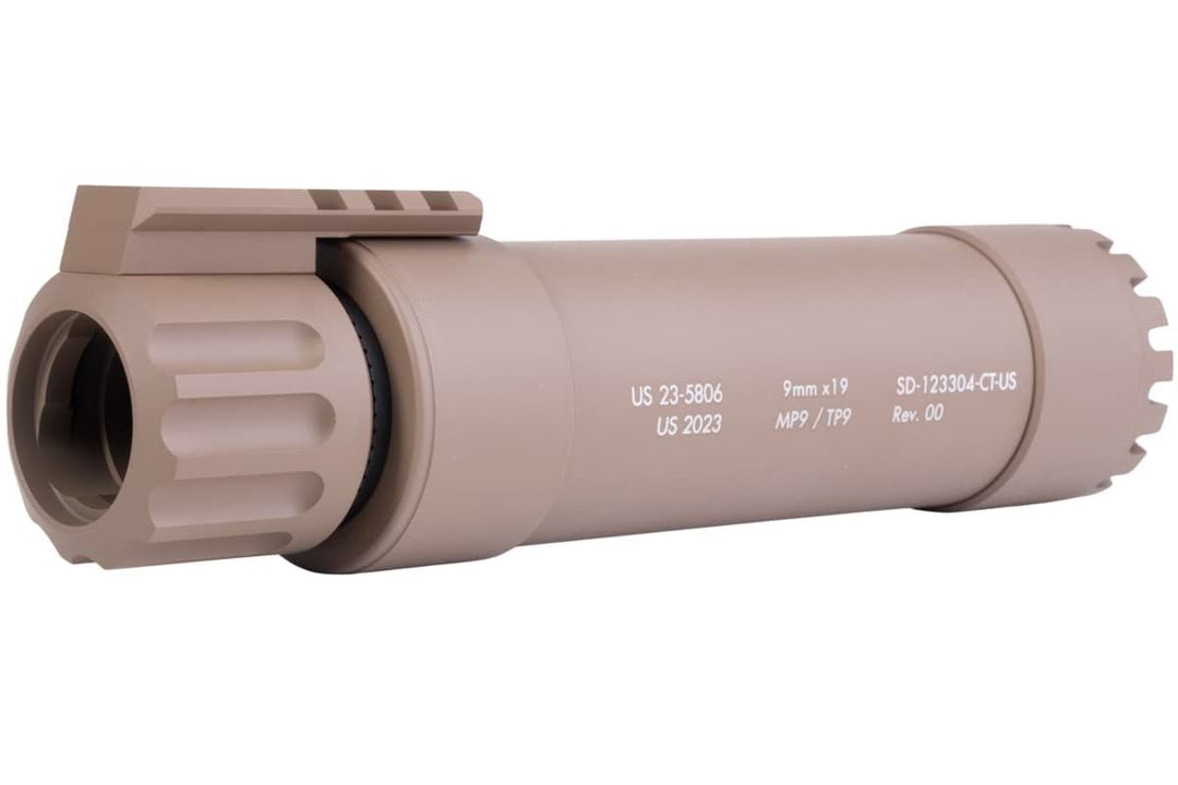 Angry Gun KWA MP9 / KSC TP9 Dummy Suppressor - 2024 Ver. - Bang Bang Airsoft