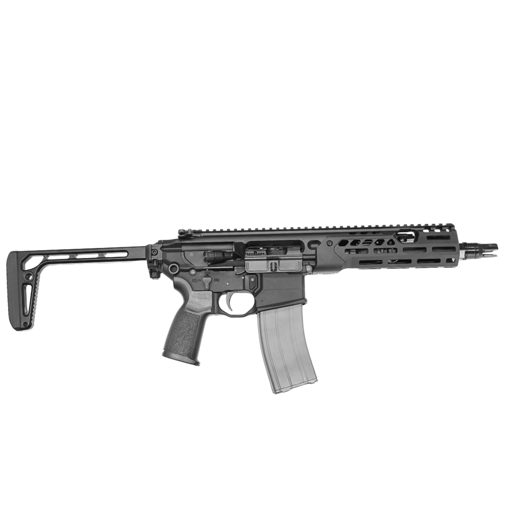 APFG MCX Spear LT Style SBR GBBR 9" - Black - Bang Bang Airsoft