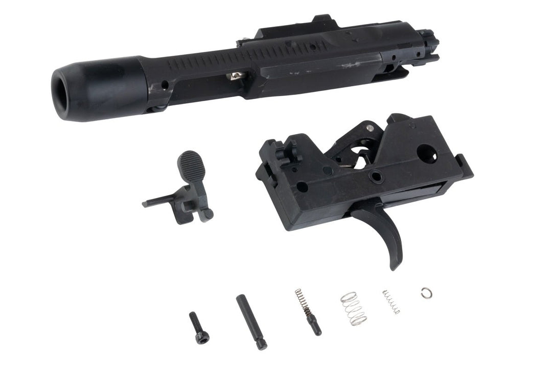 ARCHWICK Tokyo Marui MWS GBB Carbon Steel Trigger Box & Bolt Carrier Set - Black - Bang Bang Airsoft