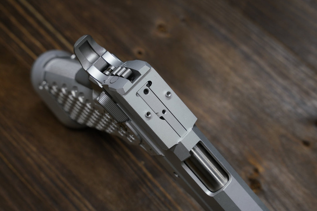 Armour Tao CNC Aluminum Standard Hi - Capa with RMR Cut (Sliver) - Bang Bang Airsoft