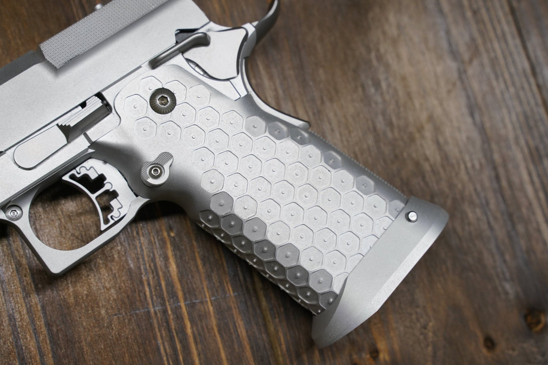 Armour Tao CNC Aluminum Standard Hi - Capa with RMR Cut (Sliver) - Bang Bang Airsoft