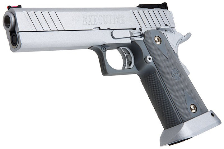 Army Armament R609 Hi Capa Green Gas Airsoft Pistol - Silver - Bang Bang Airsoft