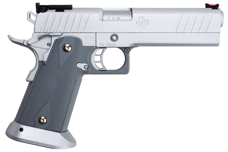 Army Armament R609 Hi Capa Green Gas Airsoft Pistol - Silver - Bang Bang Airsoft