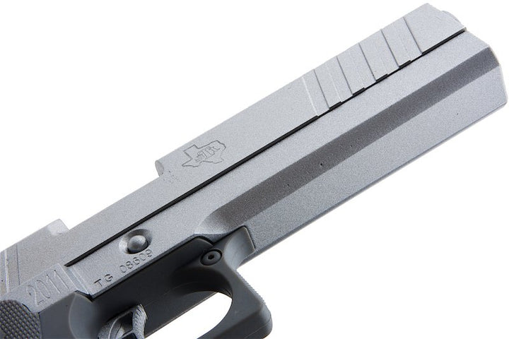 Army Armament R609 Hi Capa Green Gas Airsoft Pistol - Silver - Bang Bang Airsoft