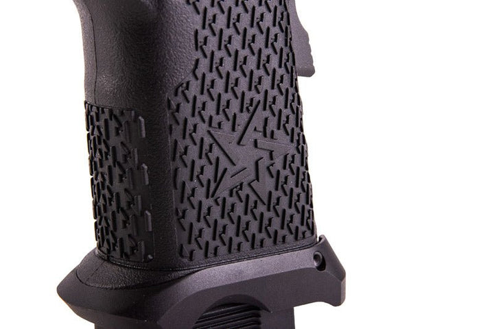 Army Armament Staccato C2 2011 with Compensator Gas Airsoft Pistol - Black (R612 - 4) (T8 Upgrade) - Bang Bang Airsoft