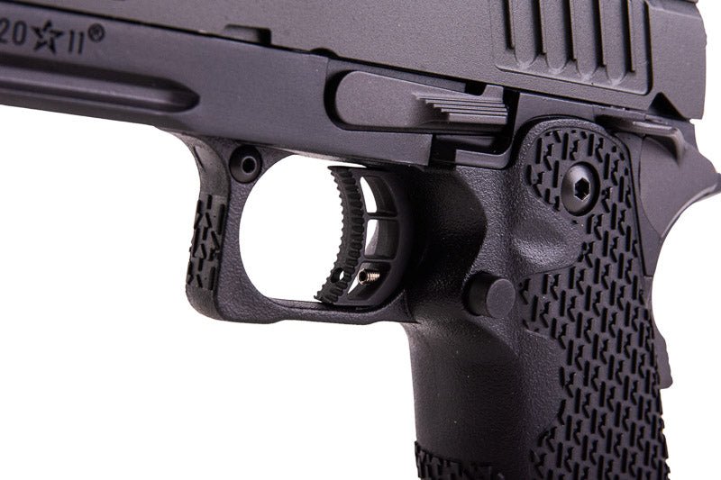 Army Armament Staccato P 2011 Gas Airsoft Pistol - Black (R611 - 3) - Bang Bang Airsoft