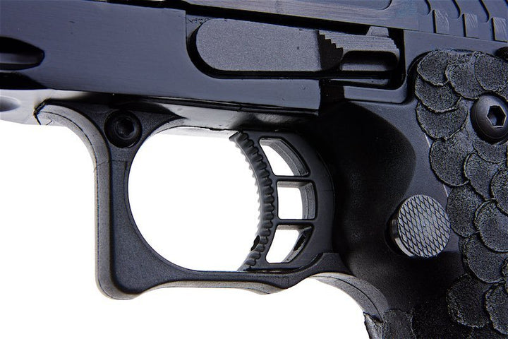 Army Armament Taran Tactical Combat Master GBB Airsoft Pistol (CNC Aluminum, Black, R601H) - Bang Bang Airsoft