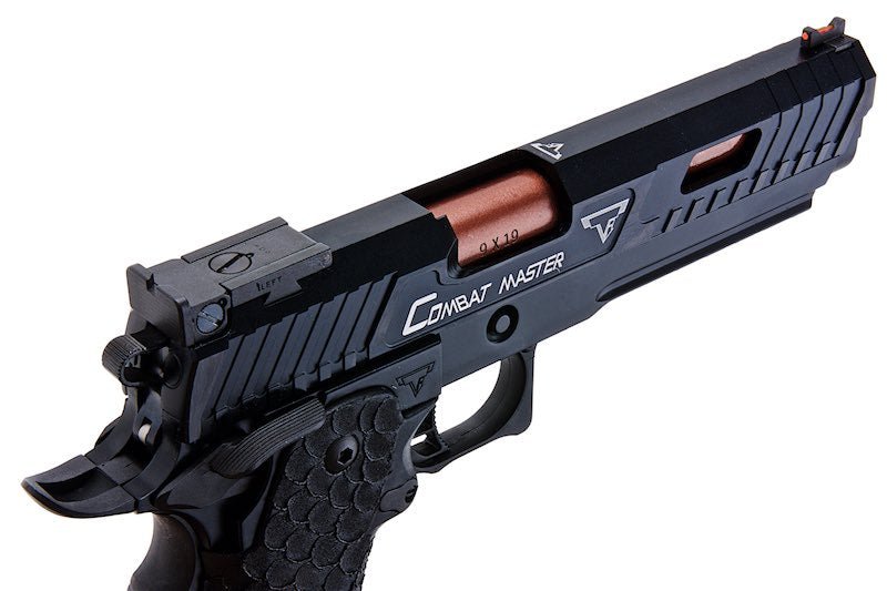 Army Armament Taran Tactical Combat Master GBB Airsoft Pistol (CNC Aluminum, Black, R601H) - Bang Bang Airsoft