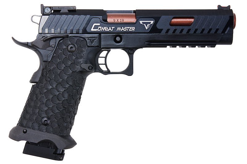Army Armament Taran Tactical Combat Master GBB Airsoft Pistol (CNC Aluminum, Black, R601H) - Bang Bang Airsoft